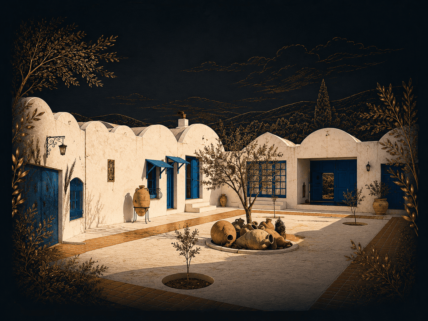 Hammamet Häuser in Ksar Ezzit